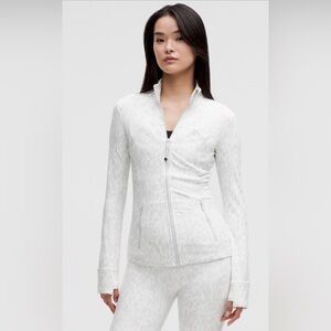 🆕Lululemon🍋 Define Jacket Nulu Colours Contour Spot White Multi Sz 8